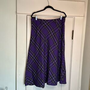 New York Clothing Co Vintage Y2K Plaid Women's Maxi Skirt